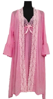 Picture of Women's sleeping nightgown pink 3