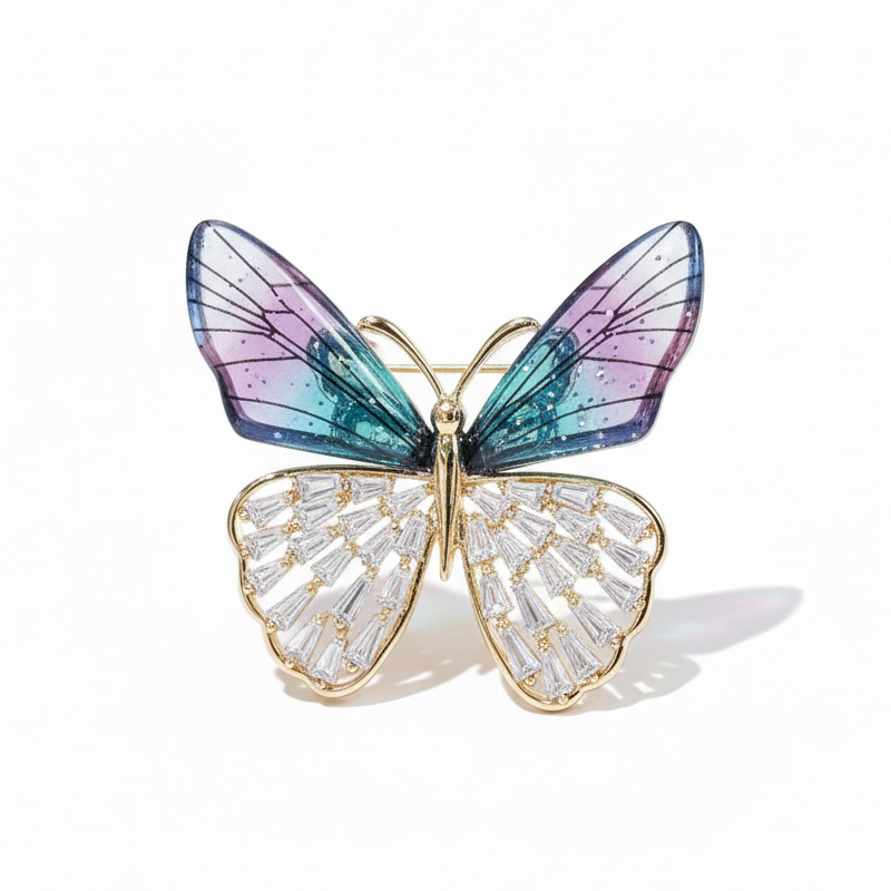 Picture of New fashionable Butterfly Brooches/hijab pin for women