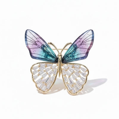 Picture of New fashionable Butterfly Brooches/hijab pin for women