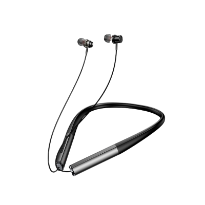 Picture of Hoco ES71 Platinum Bluetooth 5.3 Neckband Earphones | 500 mAh Battery, 70 H Playback & 130 H Standby | Magnetic Silicone Band | 10 mm Drivers | Type‑C Fast Charge | Battery Display