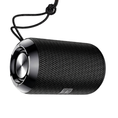 Picture of Hoco HC1 Trendy Sound Portable Bluetooth Speaker | BT 5.0 (JL Chip) | Dual 52 mm/5 W Audio | 1200 mAh Battery | 4 H Playback | TWS Stereo, FM, TF‑Card, USB, AUX | IPX5 Splash‑Resistant