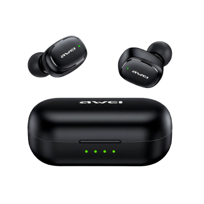 Picture of Awei | T13 Pro TWS Wireless Earbuds | Bluetooth 5.1, 8mm Driver | Up to 8h Playtime (30h with Case) | 50mAh Buds + 300mAh Case | IPX6, Touch Control, USB-C | For Android & iPhone.