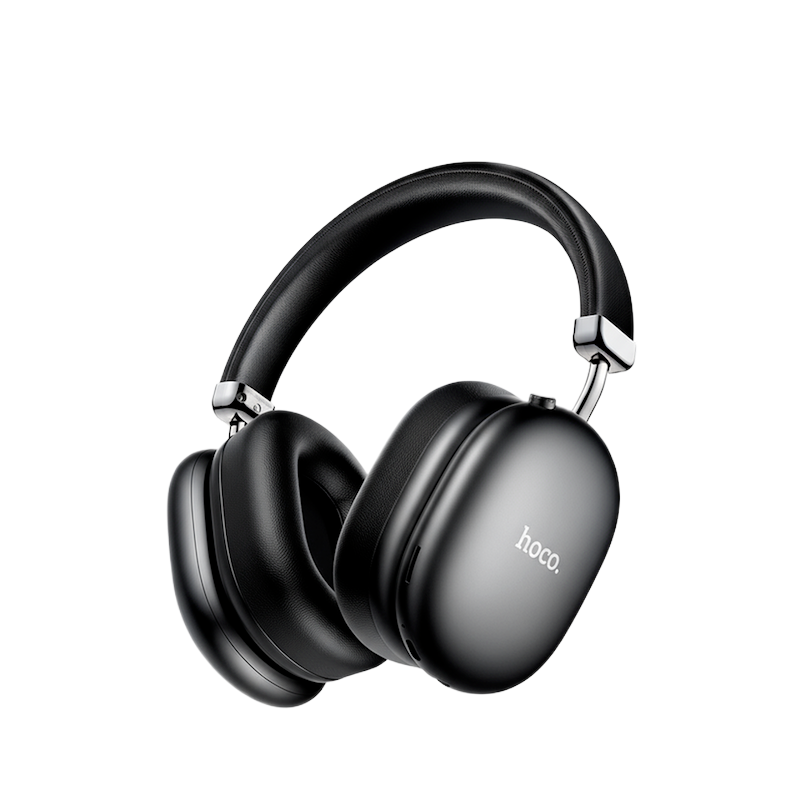 Picture of HOCO | W35 Max ANC Over-Ear Headphones | Bluetooth 5.4 (JL7006F4) | 40mm Drivers, Active Noise Cancelling | 90h Battery (45h ANC On), 800mAh | Type-C Charging, AUX & TF Card | Built-in Mic | For Android, iPhone & PC