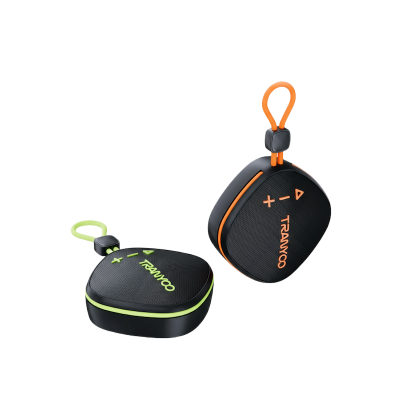 Picture of Tranyoo | T-B16 | Bluetooth 5.3 Portable Wireless Speaker | 5W 52mm Driver (Bass Diaphragm) | TWS Stereo Pairing | TF Card & FM Radio | 1200mAh, ~3H Playtime | USB-C (Type-C) Charging | Compact Outdoor Speaker for Android/iPhone