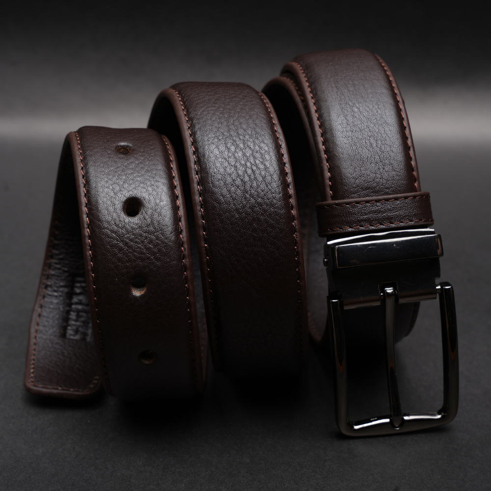 Picture of Zays Handcrafted Leather Belt for Men – Full-Grain Cowhide, Adjustable Fit, Stylish & Long-Lasting, Designed for Office, Traditional & Casual Use, Sweat-Resistant, Anti-Crack Build, Ideal for Daily Wear, Travel, Business & Event Outfits, With Premium Box
