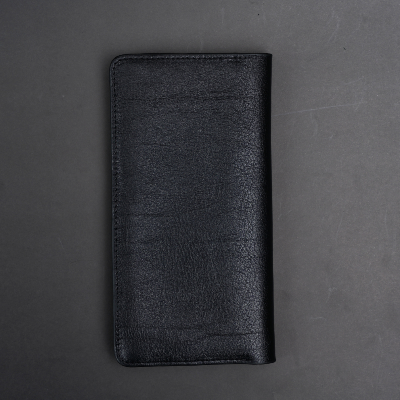 Picture of Zays Premium Genuine Leather Long Wallet for Men & Women | Elegant Design, Spacious Card & Mobile Slots | Durable Full-Grain Leather Chocolate