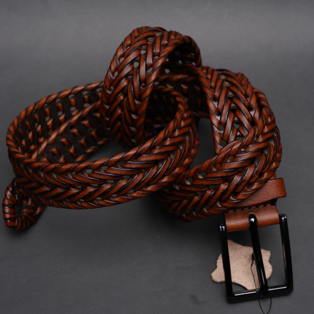 Picture of ZAYS Handcrafted Leather Belt for Men – Full-Grain Cowhide, Adjustable Fit, Stylish & Long-Lasting, Designed for Office, Traditional & Casual Use, Sweat-Resistant, Anti-Crack Build, Ideal for Daily Wear, Travel, Business & Event Outfits, With Premium Box