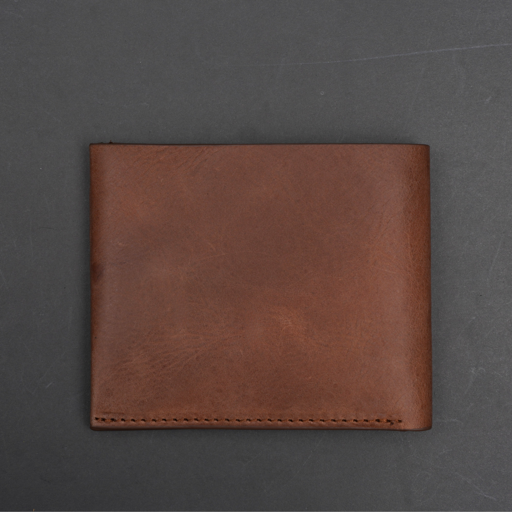 Picture of ZAYS Premium Handcrafted Oil Pull Up Leather Slim Bifold Wallet for Men & Women | Genuine Cowhide Short Wallet | Super Slim Durable Stylish Everyday Carry | Best Handmade Leather Wallet in Bangladesh – Gift Ready