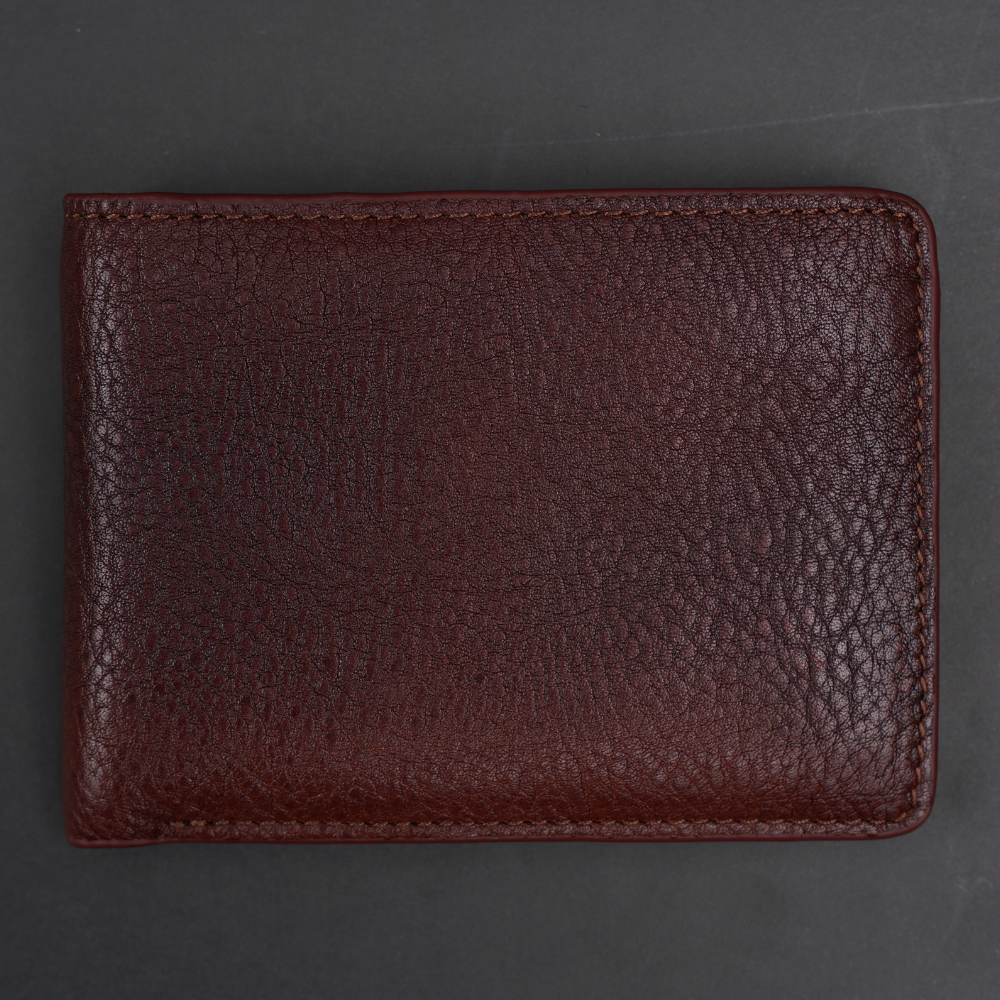 Picture of ZAYS Premium Handcrafted Leather Bifold Wallet for Men & Women | Slim, Stylish & Durable Short Wallet | Genuine Eco-Friendly Cowhide | 4 Card Slots, 2 Cash Compartments, ID Slot | Gift-Ready Box | Best Leather Wallet in Bangladesh