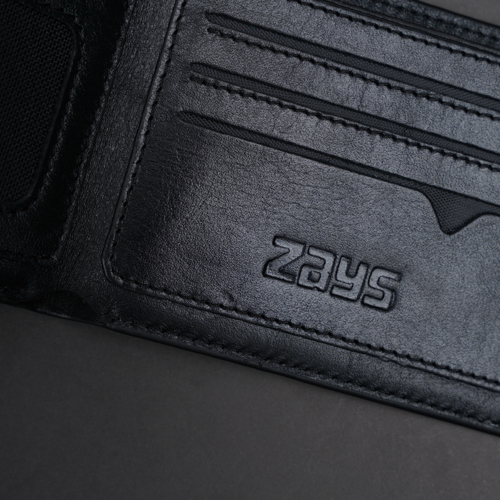 Picture of ZAYS Premium Handcrafted Leather Bifold Wallet for Men & Women | Slim, Stylish & Durable Short Wallet | Genuine Eco-Friendly Cowhide | 4 Card Slots, 2 Cash Compartments, ID Slot | Gift-Ready Box | Best Leather Wallet in Bangladesh