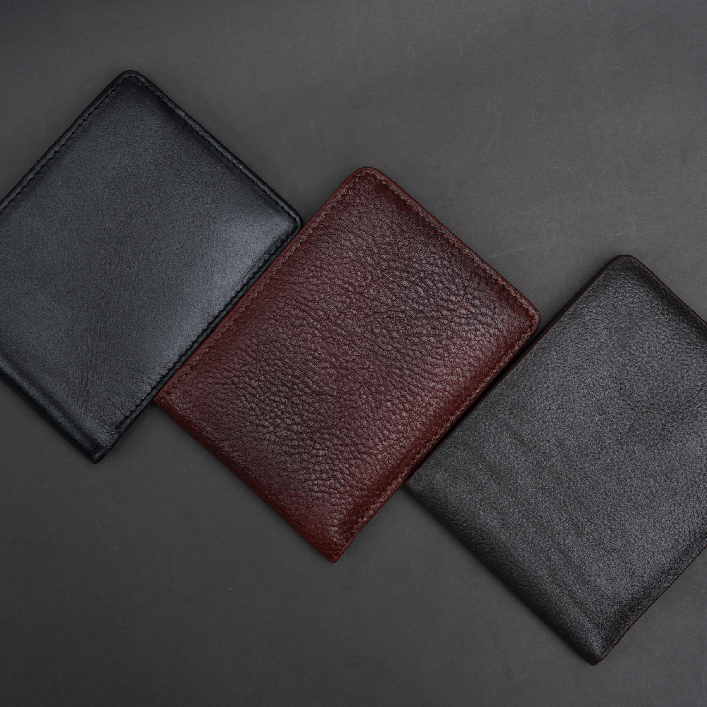 Picture of ZAYS Premium Handcrafted Leather Bifold Wallet for Men & Women | Slim, Stylish & Durable Short Wallet | Genuine Eco-Friendly Cowhide | 4 Card Slots, 2 Cash Compartments, ID Slot | Gift-Ready Box | Best Leather Wallet in Bangladesh