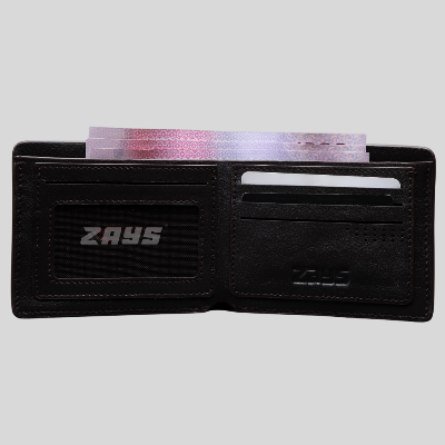 Picture of ZAYS Premium Handcrafted Full Grain Leather Bifold Wallet for Men & Women | Slim, Stylish & Durable Short Wallet with 3 Card Slots, 1 ID Slot & 2 Cash Chambers | Genuine Eco-Tanned Leather Gift Wallet – Compact Everyday Carry