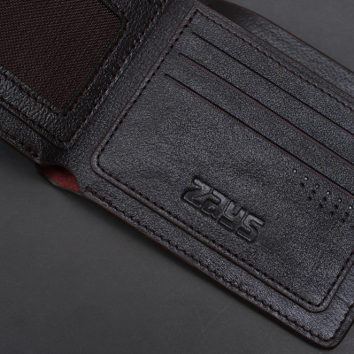 Picture of ZAYS Premium Handcrafted Full Grain Leather Bifold Wallet for Men & Women | Slim, Stylish & Durable Short Wallet with 3 Card Slots, 1 ID Slot & 2 Cash Chambers | Genuine Eco-Tanned Leather Gift Wallet – Compact Everyday Carry