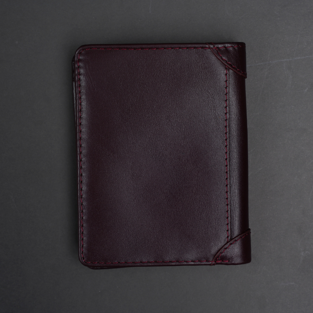 Picture of ZAYS Premium Handcrafted Genuine Leather Slim Bifold Wallet for Men & Women – Eco-Tanned Full Grain Leather, Compact 3.7”×4.7”×0.7”, Stylish Durable Everyday Wallet with Card, Cash, SIM & Memory Slots – Best Gift in Bangladesh