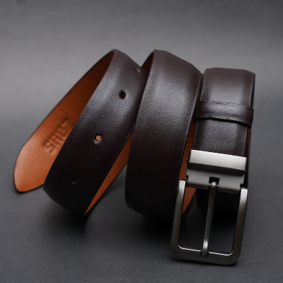 Picture of ZAYS Handcrafted Leather Belt for Men – Full-Grain Cowhide, Adjustable Fit, Stylish & Long-Lasting, Designed for Office, Traditional & Casual Use, Sweat-Resistant, Anti-Crack Build, Ideal for Daily Wear, Travel, Business & Event Outfits, With Premium Box