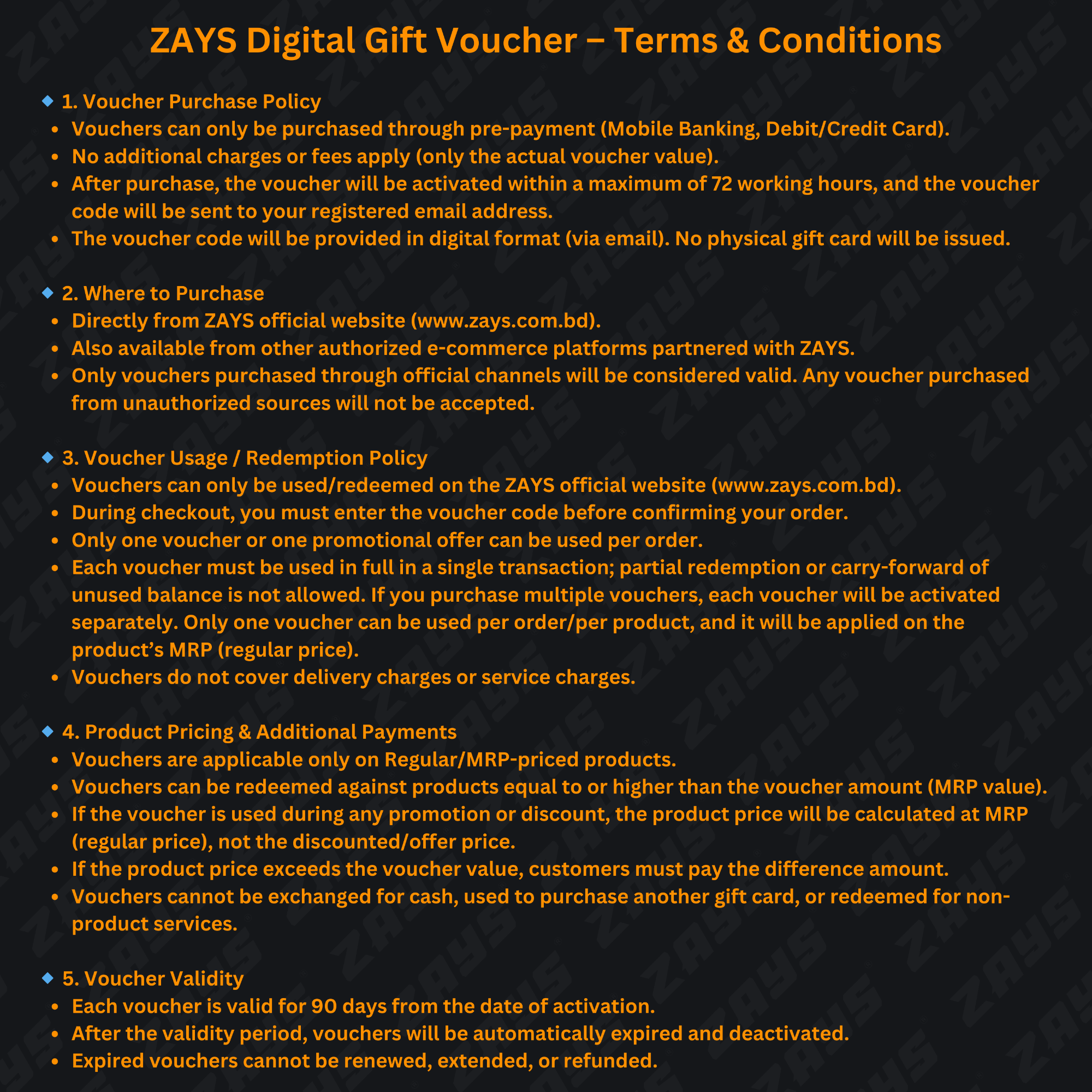 Picture of Zays Special Digital Gift Voucher – Best Gift for Any Occasion | Instant Delivery & Huge Savings
