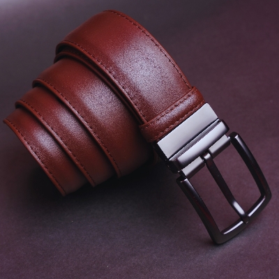 Picture of ZAYS Reversible Men’s Leather Belt – Premium Full-Grain Cowhide, Handcrafted in Bangladesh, Adjustable Waist, Rust-Free Buckle, Ideal for Office Wear, Jeans, Traditional Attire, Business Travel, Events & Everyday Use, Comes with Elegant Presentation Box
