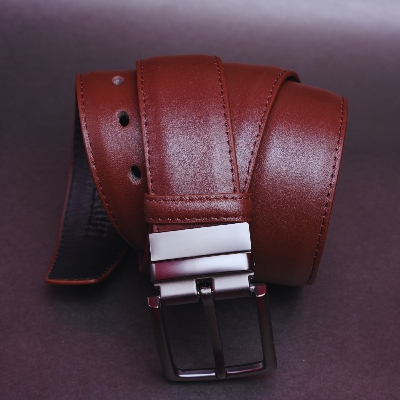 Picture of ZAYS Reversible Men’s Leather Belt – Premium Full-Grain Cowhide, Handcrafted in Bangladesh, Adjustable Waist, Rust-Free Buckle, Ideal for Office Wear, Jeans, Traditional Attire, Business Travel, Events & Everyday Use, Comes with Elegant Presentation Box