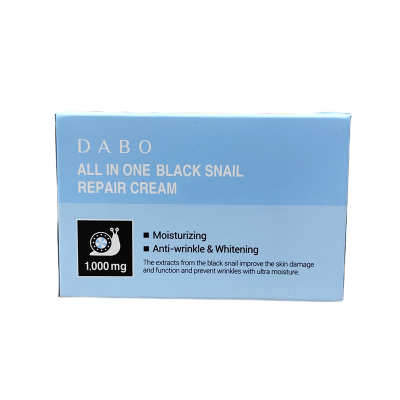 Picture of Dabo All-in-One Black Snail Damage Skin Repair Moisturizing With Anti-wrinkle & Whitening Beauty Cream