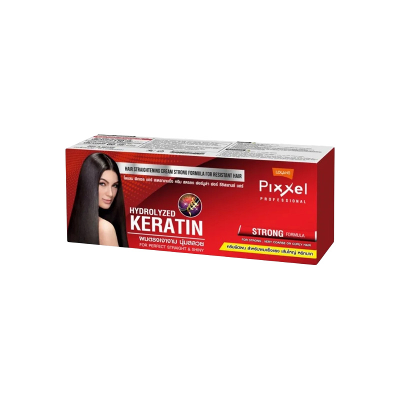 Picture of Lolane Pixxel Professional Hair Straightening Cream Strong Hydrolyzed Keratin - 60g (Thailand)