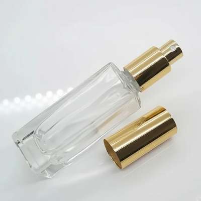 Picture of 1 Pcs 6ml Portable Clear Glass Refillable Perfume Atomizer Empty Spray Bottle Squeeze Containers Travel Cosmetic Container
