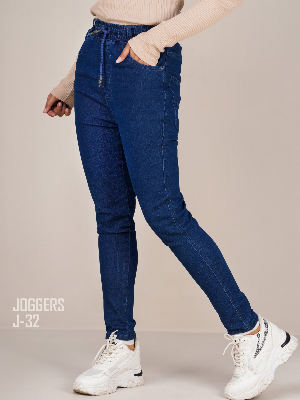 Picture of Womans jeans pant  | Denim Jeans pant for girls | Denim Joggers pant for stylish girls. 👖মেয়েদের স্টাইলিশ ডেনিম জিন্স প্যান্ট 🧚‍♀️স্কুল, কলেজ, ঘোরাঘুরি – যেখানেই যান, থাকুক ট্রেন্ডি লুক সবসময়।