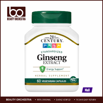 Picture of 21st Century Ginseng Extract - 60 Veg Capsules