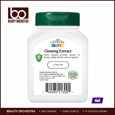 Picture of 21st Century Ginseng Extract - 60 Veg Capsules