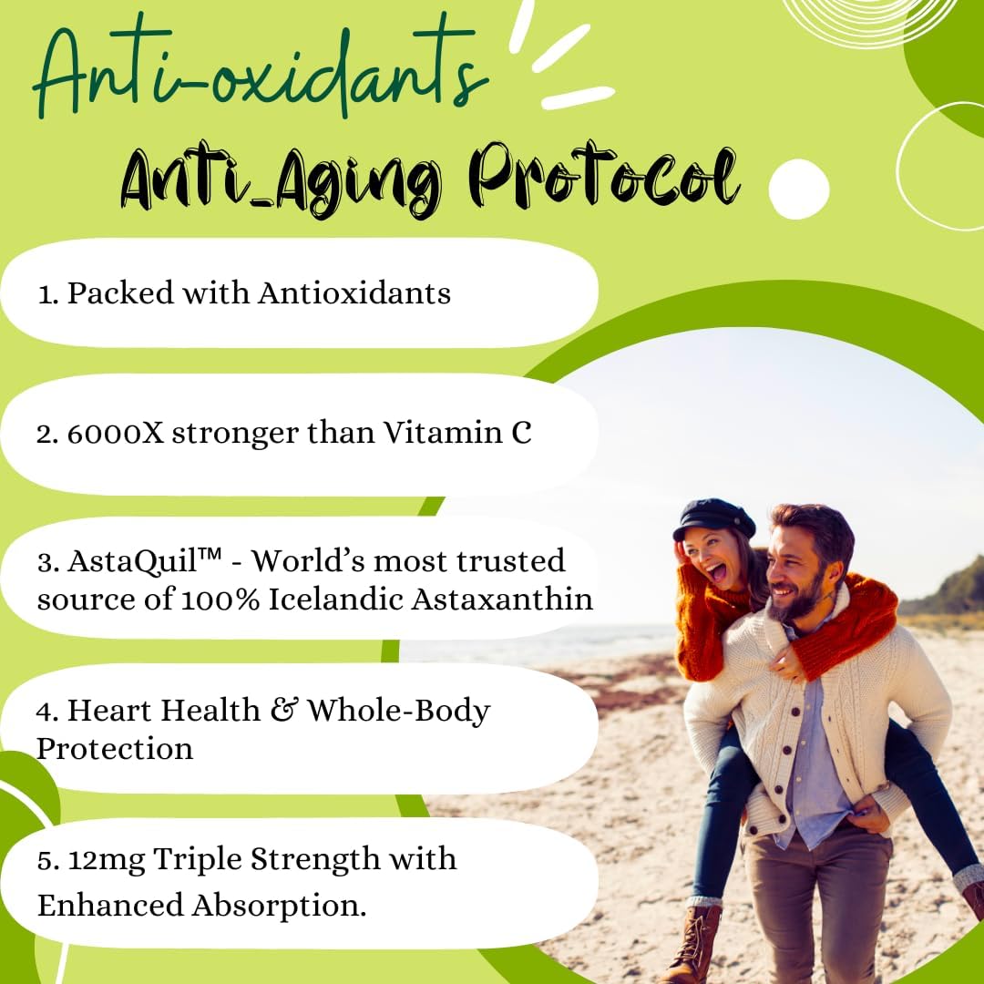 Picture of Advanced Bionetix Triple Strength Astaxanthin Organic Coconut Oil for Enhanced Absorption 60 Softgels