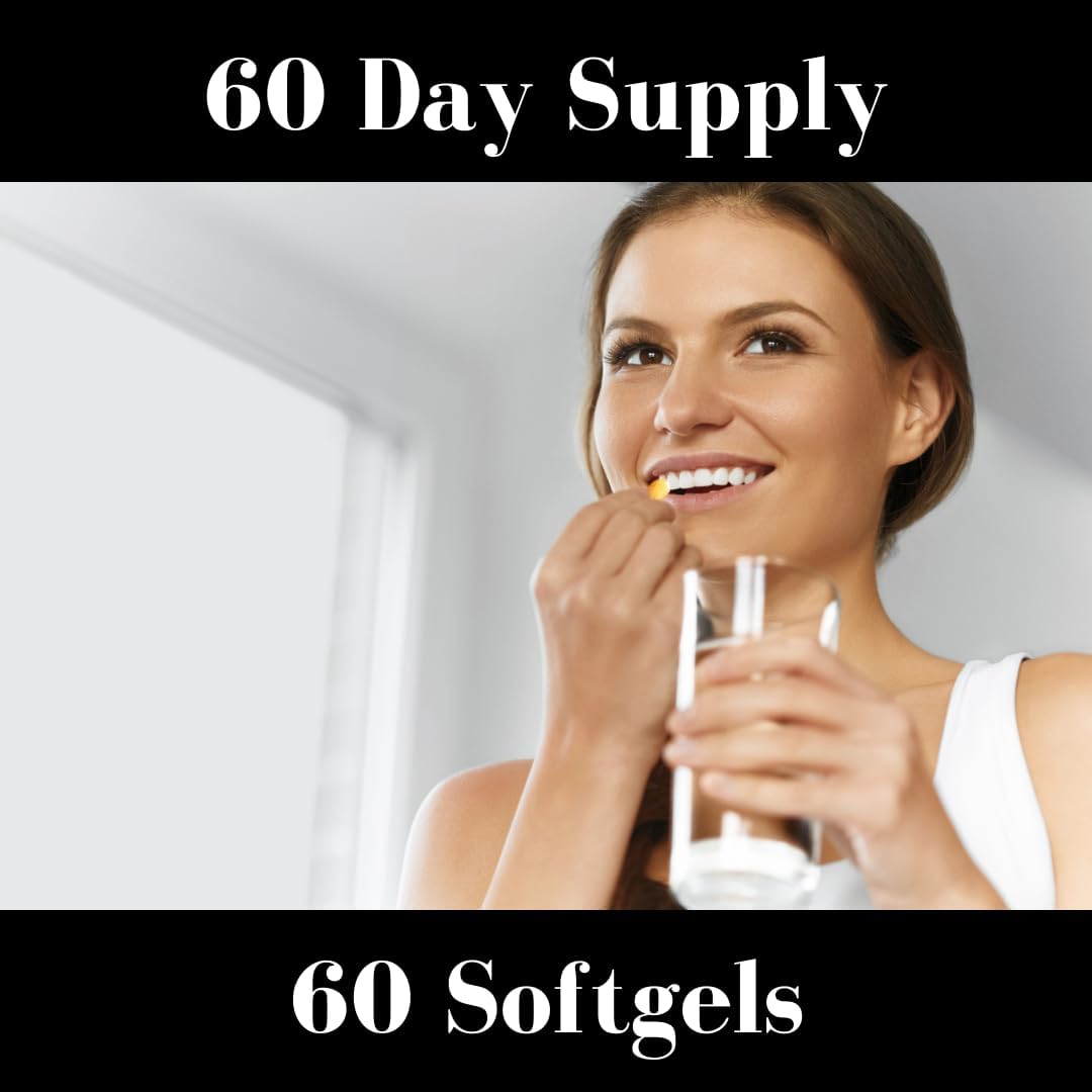 Picture of Advanced Bionetix Triple Strength Astaxanthin Organic Coconut Oil for Enhanced Absorption 60 Softgels