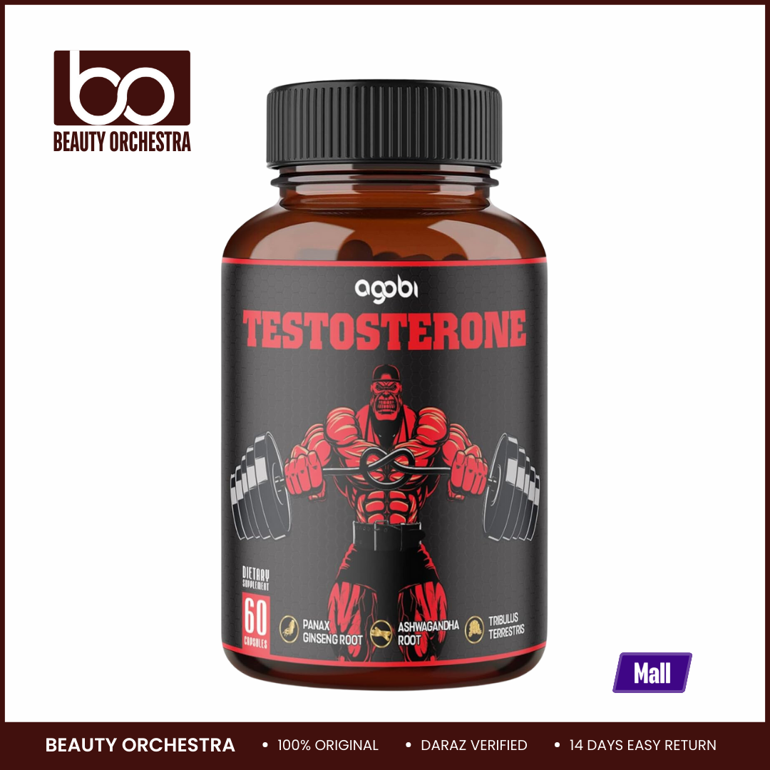 Picture of Agobi Testosterone Booster Supplement For Men - 60 Capsules