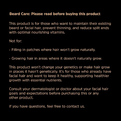 Picture of ALPHA BEARD Growth Vitamins | Hollis Nutrition Beard and Hair Growth Supplement for Men | Grow Stronger, Thicker, Healthier Facial Hair - 60 Capsules