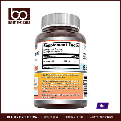 Picture of Amazing Formulas Berberine 1000 mg - 60 Capsules