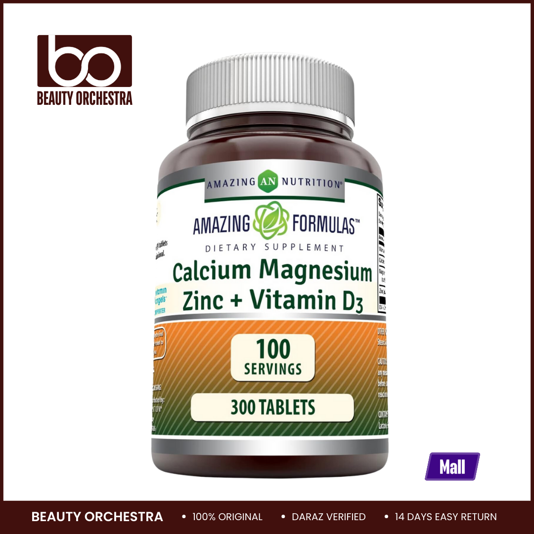 Picture of Amazing Formulas Calcium Magnesium Zinc + Vitamin D3 - 300 Tablets