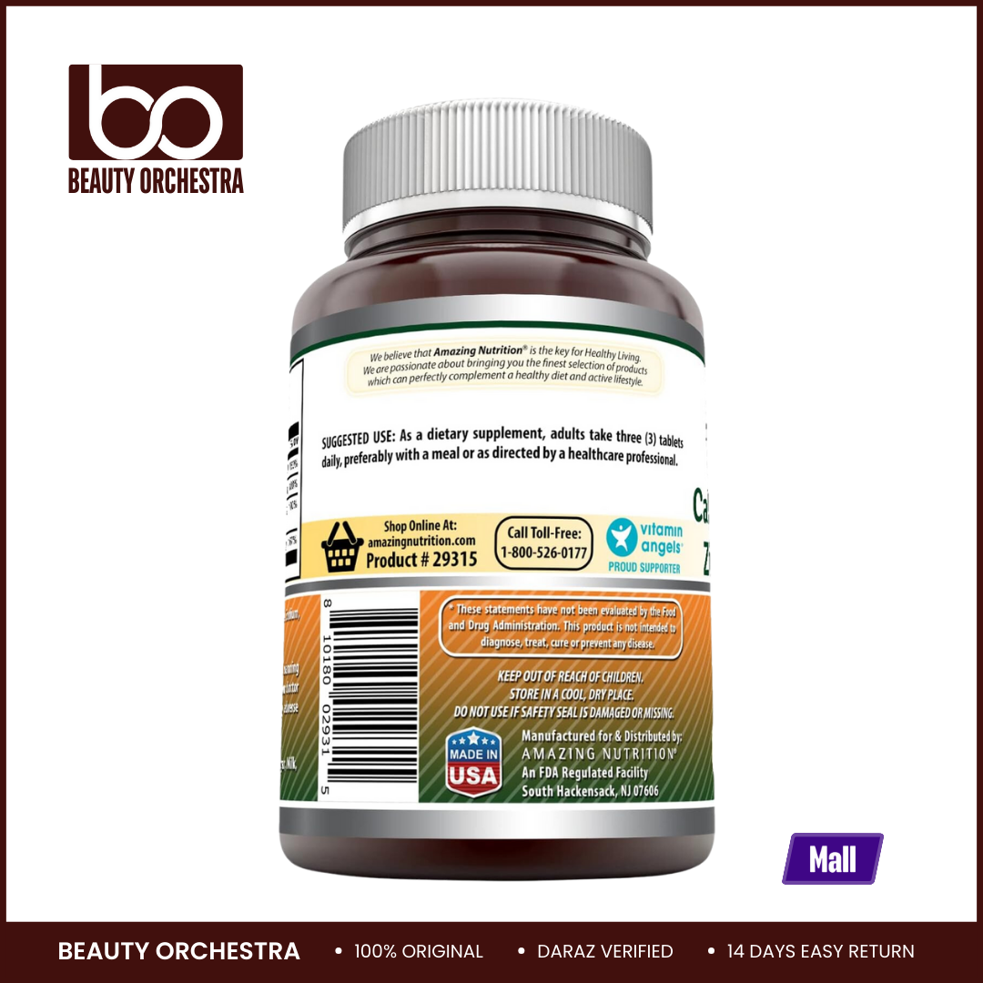 Picture of Amazing Formulas Calcium Magnesium Zinc + Vitamin D3 - 300 Tablets