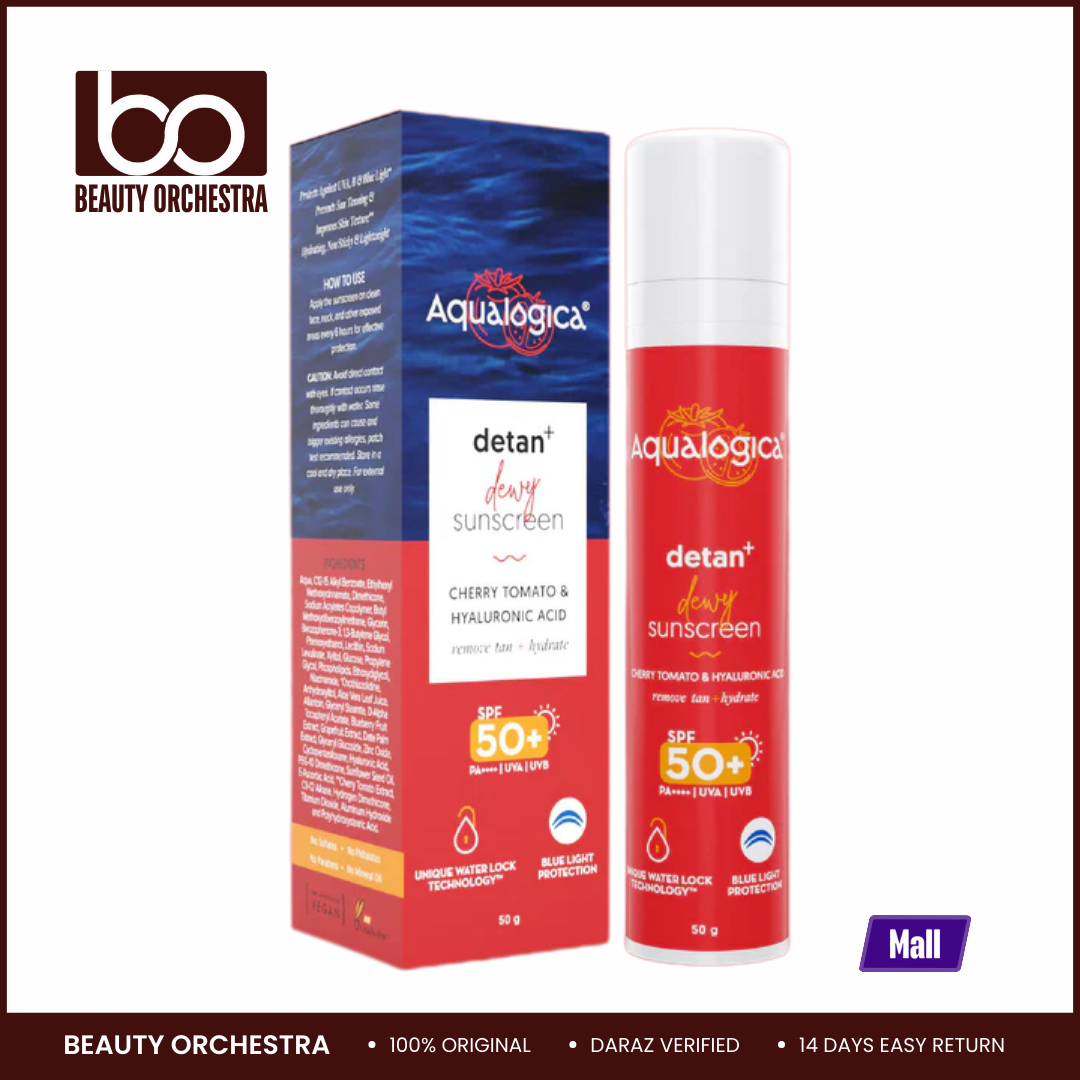 Picture of Aqualogica Detan + Dewy Sunscreen With SPF 50+ & PA++++ - 50g