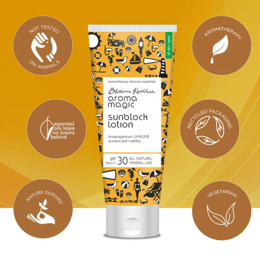 Picture of Aroma Magic Matte Sunblock Lotion SPF30 PA++ - 100ml