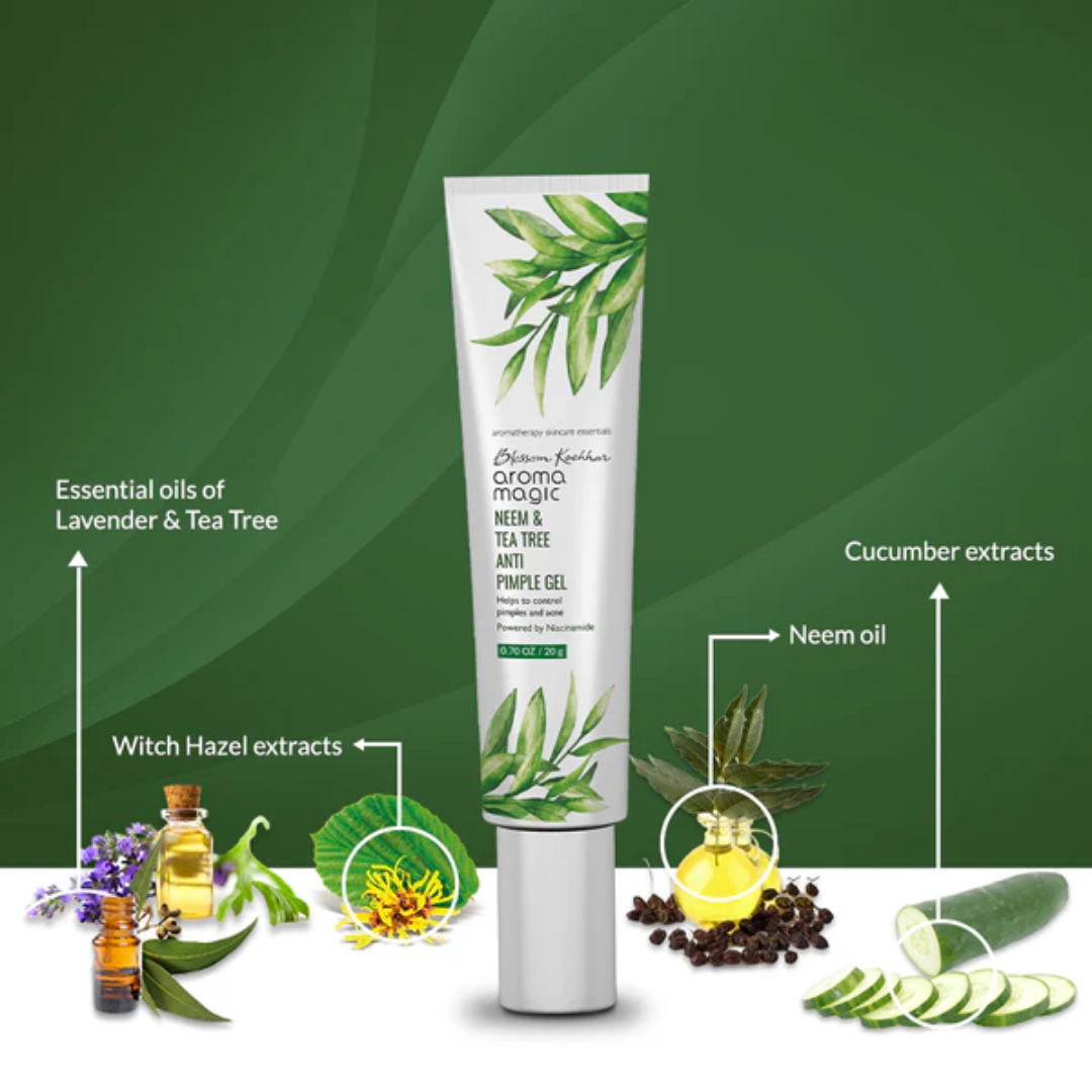 Picture of Aroma Magic Neem & Tea Tree Anti Pimple Gel - 20g