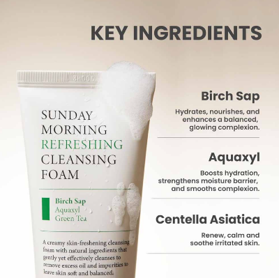 Picture of Axis Y Sunday Morning Refreshing Cleansing Foam - 120 ml