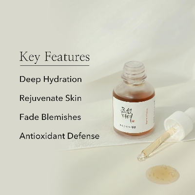 Picture of Beauty of Joseon Revive Snail Mucin Ginseng Serum Hydrating Peptide Facial Moisturizer Dark Spot Acne Scar Remover 30ml
