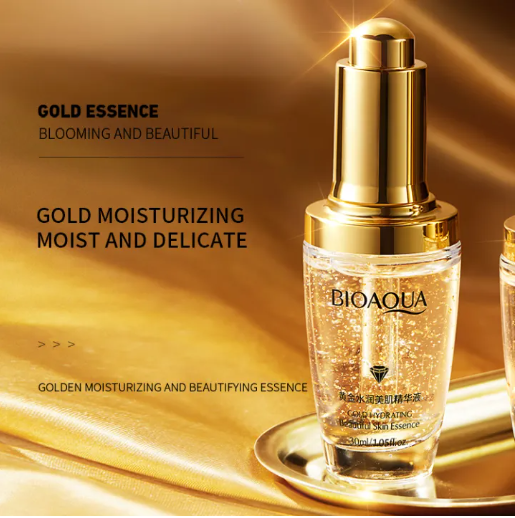 Picture of BIOAQUA Gold Hydrating & Moisturizing Beautiful Skin Essence Serum- 30ml
