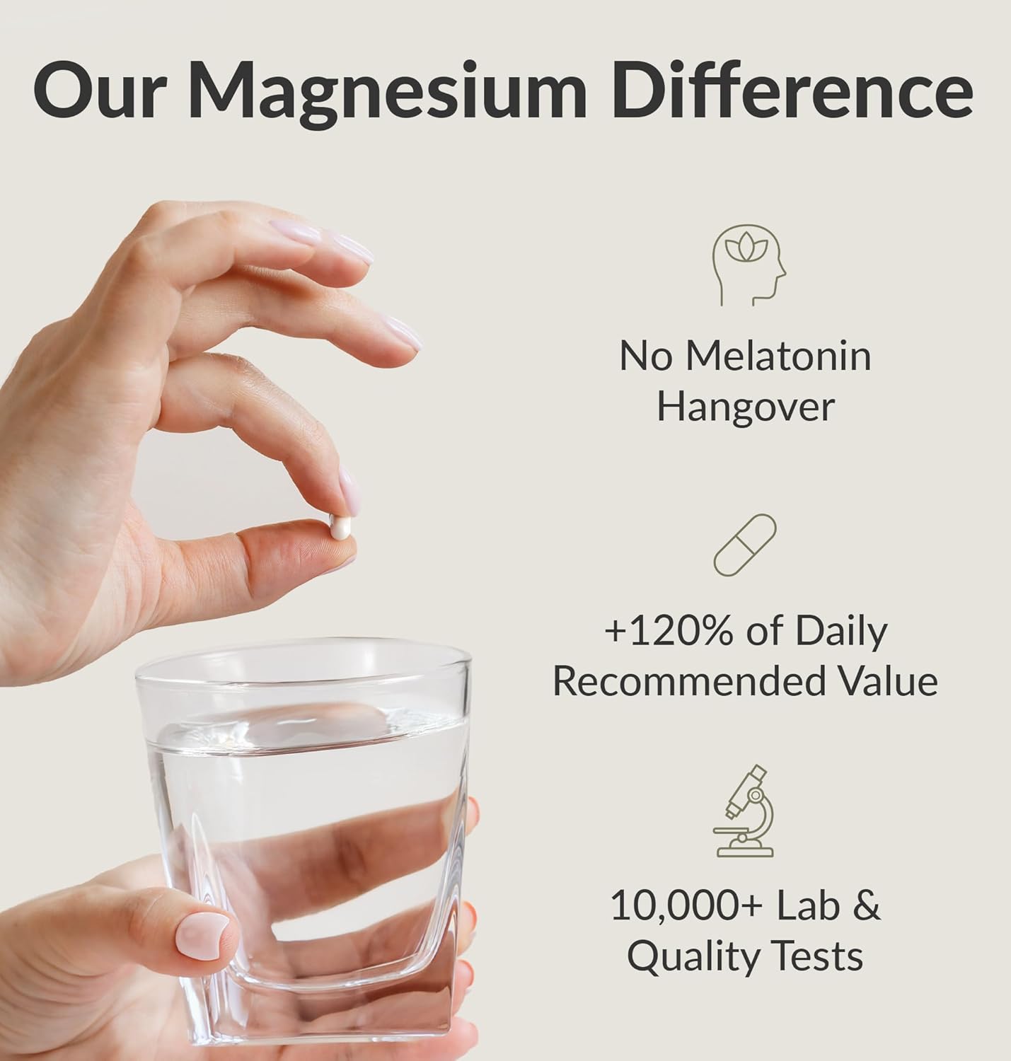 Picture of BIOptimizers Magnesium Breakthrough Supplement 4.0-7 Forms of Mg Glycinate Malate Citrate - 30 Capsules