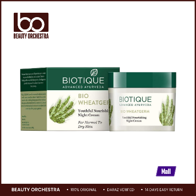 Picture of Biotique Bio Wheat Germ Youthful Nourishing Night Cream - 50g