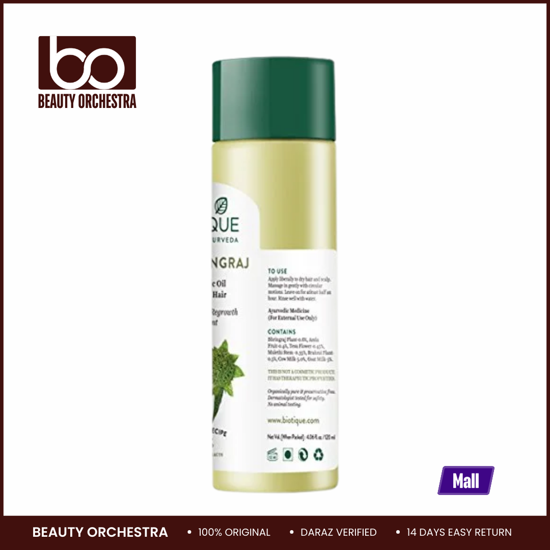 Picture of Biotique Botanicals Bhringraj Hair Growth Therapeutic Oil For Falling Hair - 200ml