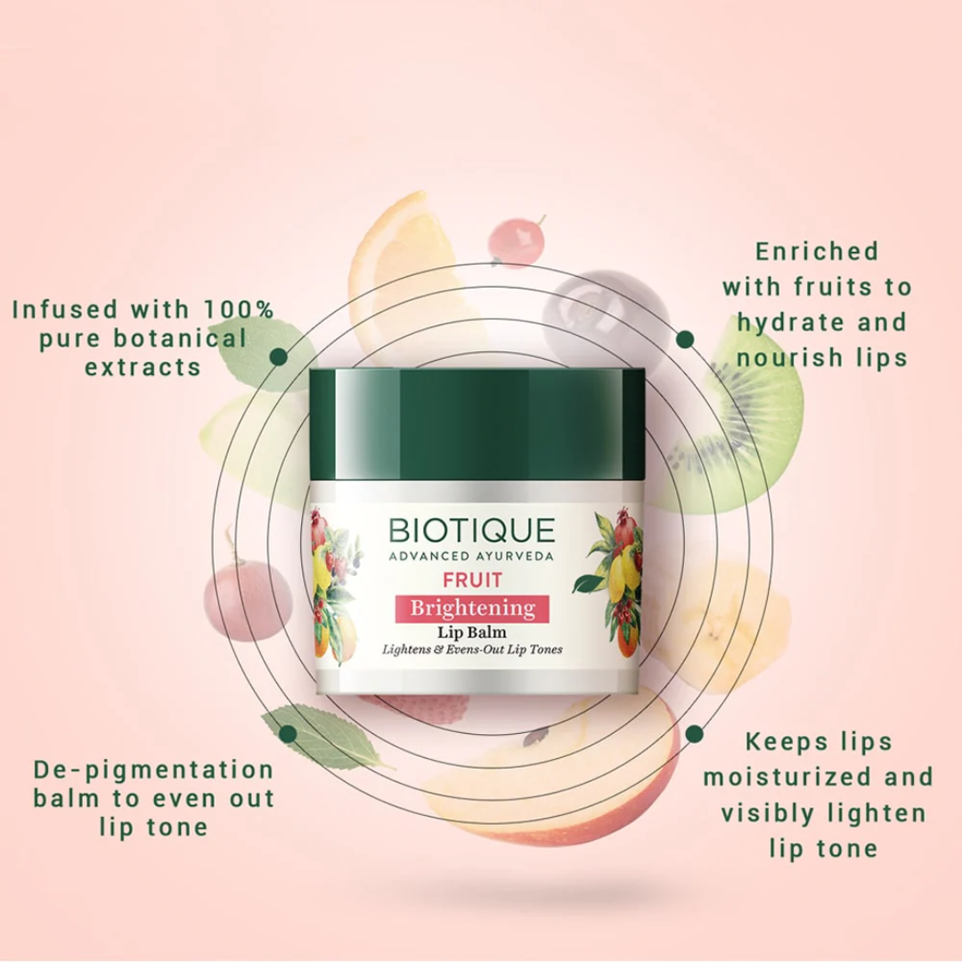 Picture of Biotique Fruit Brightening Lip Balm - 12g