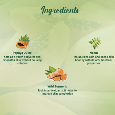 Picture of Biotique Papaya Tan Removal Face Scrub - 100g