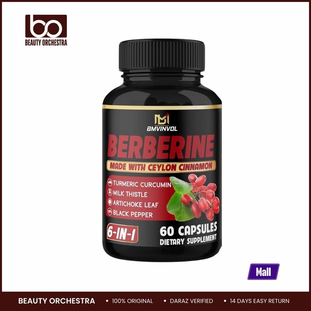 Picture of BMVINVOL Berberine with Ceylon Cinnamon - 60 Capsules