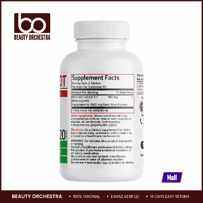 Picture of Bronson Beet Root Extra Strength 2000mg - 120 Count