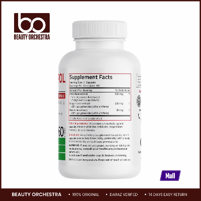 Picture of Bronson Resveratrol Complex 500mg - 60 Capsules