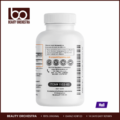 Picture of Bronson Vitamin K2 MK-7 Plus Vitamin D3 Extra Strength - 60 Capsules